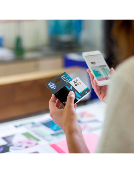 Cartucho original HP 120 páginas compatible con impresoras DeskJet 304 N9K06AE