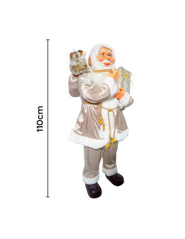 Papá noel vestido rosa brillo 144291 decoración...