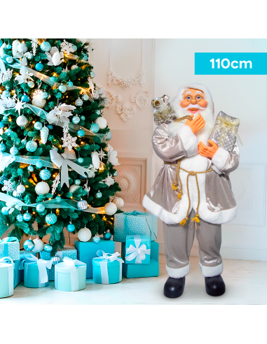 Papá noel vestido rosa brillo 144291 decoración...