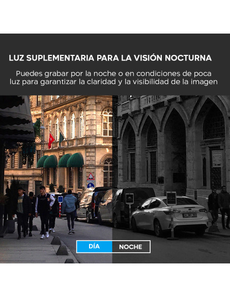 Mini cámara de vídeo inalámbrica portátil 1080HD visión nocturna con clip e imán