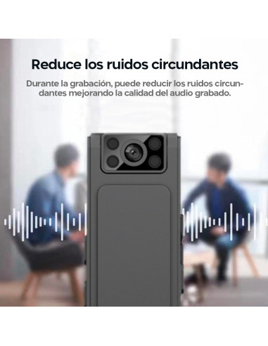 Mini cámara de vídeo inalámbrica portátil...