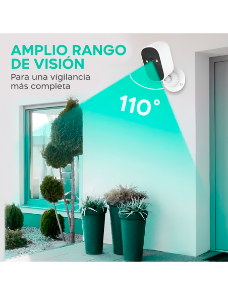 Cámara de Seguridad Wi-Fi JT-8185XM con Sensor de Movimiento y Control con APP