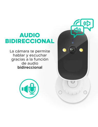 Cámara de Seguridad Wi-Fi JT-8185XM con Sensor...