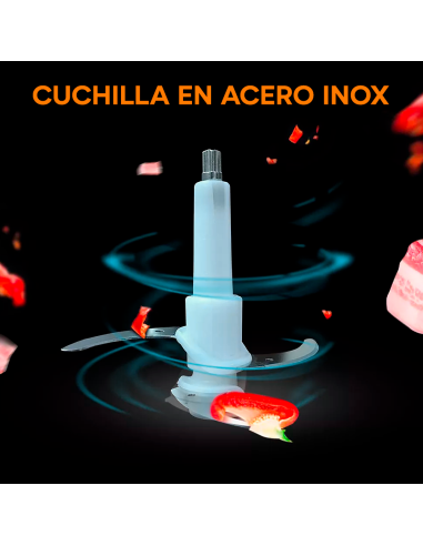 Trituradora carne y verduras multifunción 400W...