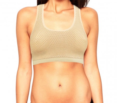 Conjunto de sujetadores deportivos sin costuras (Set 3 piezas) mod. LESLIE
