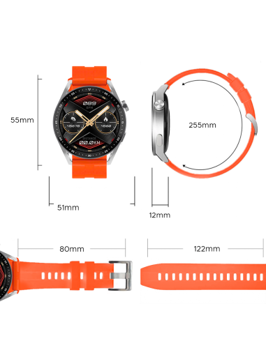 Smartwatch Sport Fitness HW23 PRO pantalla...