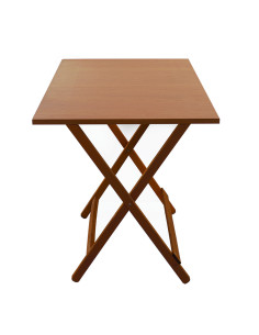 Mesa de Jardín en Madera Formica 60x90 F2069 CEREZO... 2