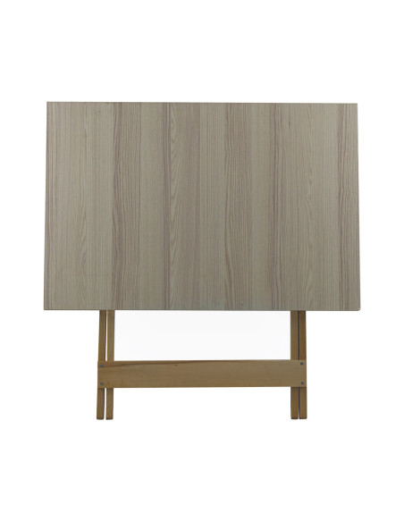 Mesa de Jardín en Madera de Haya Formica 60x90 F2069 GRIS Plegable para Exterior