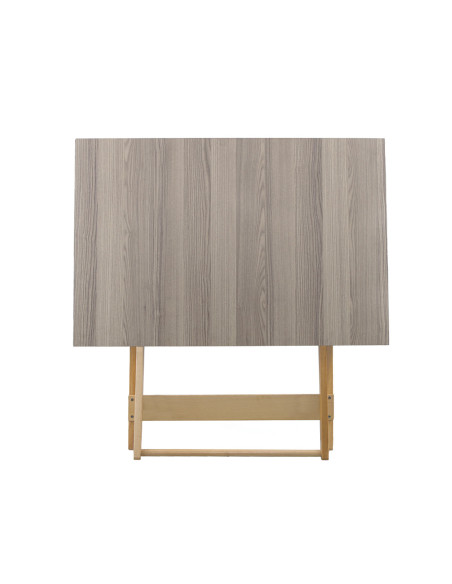 Mesa de jardín de formica de madera de haya plegable de 60x90 F2166 Roble