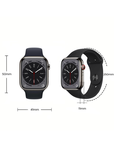 Smartwatch Promax Big Serie 9 Silicona Pantalla 2.1" Mensajes y Aplicaciones