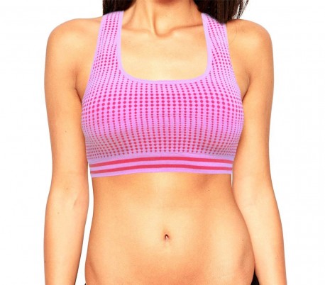 Conjunto de sujetadores deportivos sin costuras (Set 3 piezas) mod. LESLIE