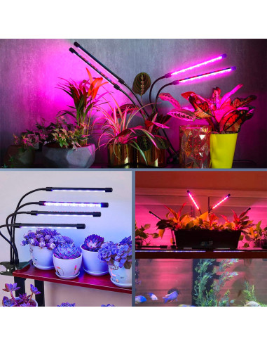 Lámpara LED Cultivo Plantas Iluminación Indoor...