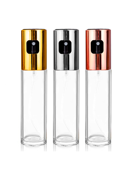 Dispensador Aceite en Spray Nebulizador 100 ml de Vidrio para Freidora de Aire