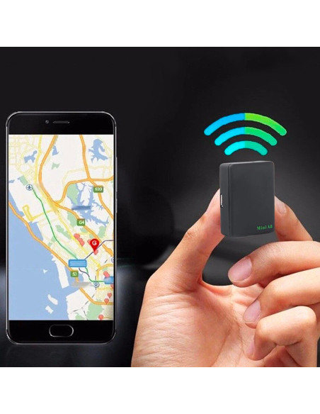 Mini localizador GPS de bolsillo con tarjeta GPRS GSM SIM, antirrobo portátil