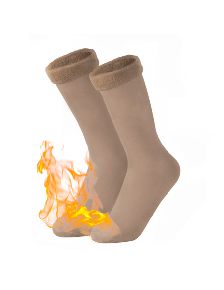 Pack calcetines Térmicos Invernales Pantorrilla Unisex Cálidos y de Talla Única