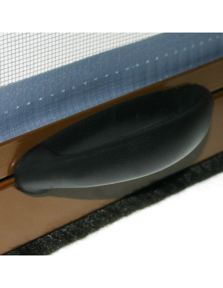 Mosquitera enrollable 120x170cm Reducible Kit para Ventana y Marco de Aluminio