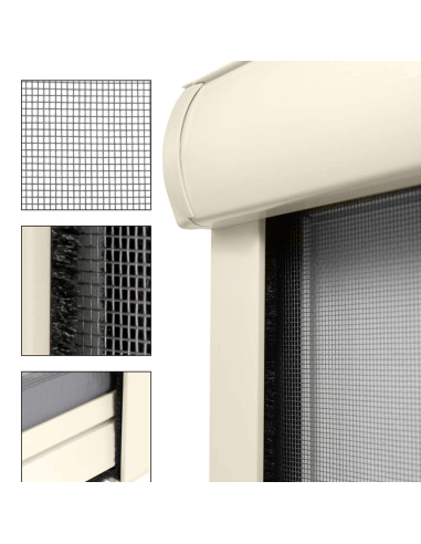 Mosquitera enrollable 120x170cm Reducible Kit...