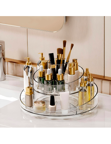 Organizador maquillaje transparente Contenedor...