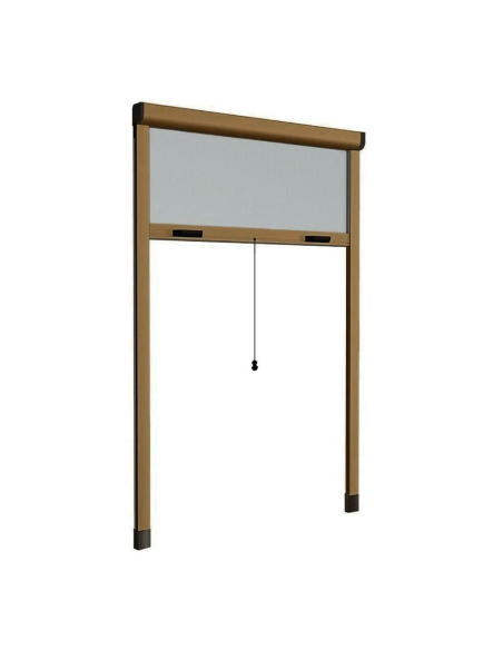 Mosquitera Enrollable 160X170 Kit Reducible para Ventana con Marco de Aluminio