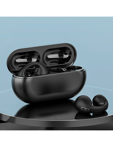 Auriculares inalámbricos Bluetooth Recargables Conducción Ósea Clip para Oreja