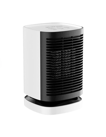 Mini Estufa Eléctrica Portátil 950W Escritorio Ventilador Calefactor Oscilante