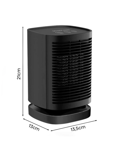 Mini Estufa Eléctrica Portátil 950W Escritorio...