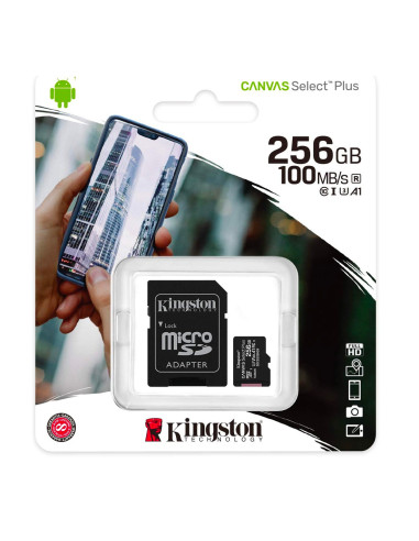 Kingston Canvas Select Plus SDCS2/256GB Tarjeta...