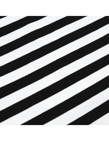 Camiseta térmica de tirantes para mujer interior de forro polar elástico a rayas