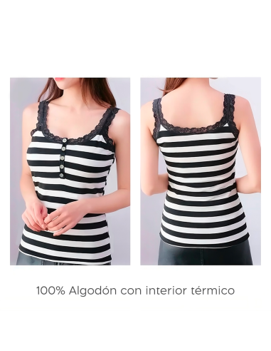 Camiseta térmica de tirantes para mujer...
