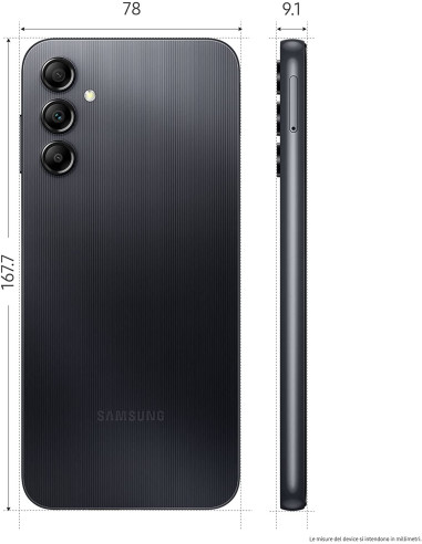 Samsung Galaxy A14 128GB Negro Smartphone...
