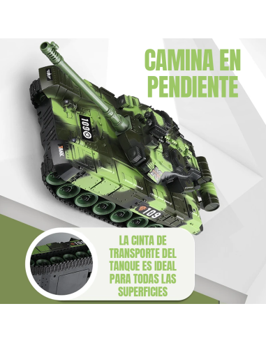 Tanque Juguete con Control Remoto a Escala 1:30...