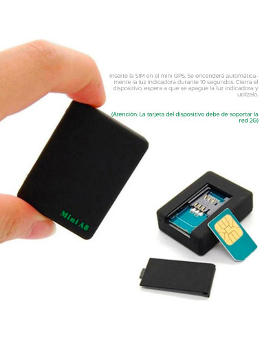 Mini localizador GPS de bolsillo con tarjeta...