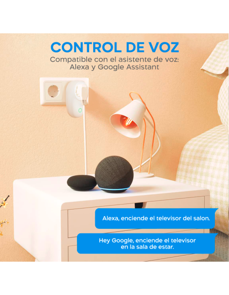 Enchufe Inteligente SONOFF S26 Wi-Fi para iOS y Android en Red Doméstica