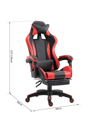Silla de oficina para juegos AZRACE ecopiel con...