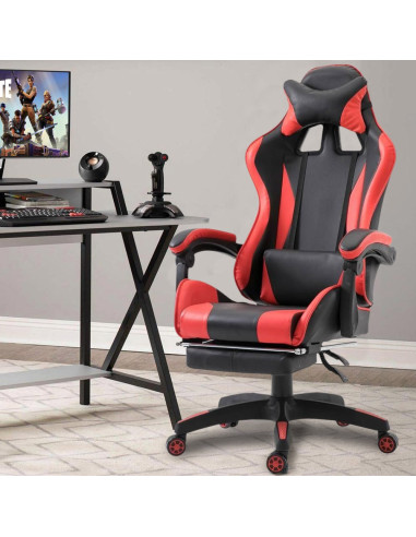 Silla de oficina para juegos AZRACE ecopiel con...