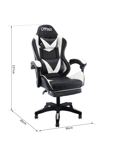 Silla de oficina para juegos AZRACE ecopiel con...