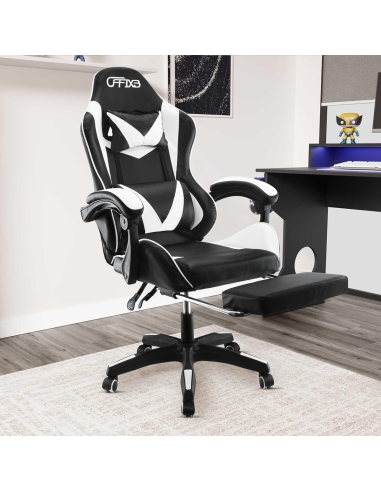 Silla de oficina para juegos AZRACE ecopiel con...