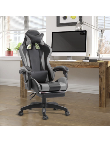 Silla de oficina para juegos AZRACE ecopiel con...