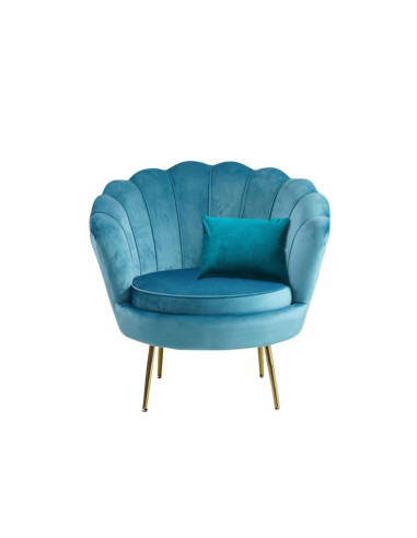 Sillón concha SOFIA terciopelo sala de estar...