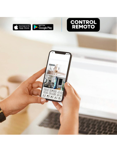 Kit videovigilancia con 8 cámaras H.264 mando...