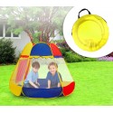 Tienda de campaña en forma de castillo con estampado de Tiovivo (105 x 125 cm) - Juego infantil de la LÍNEA CIGIOKI  Tienda de campaña en forma de castillo con estampado de Tiovivo (105 x 125 cm) - Juego infantil de la LÍNEA CIGIOKI