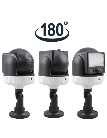 Lámpara Solar Recargable con Panel Solar, Sensor de Movimiento y Control Remoto