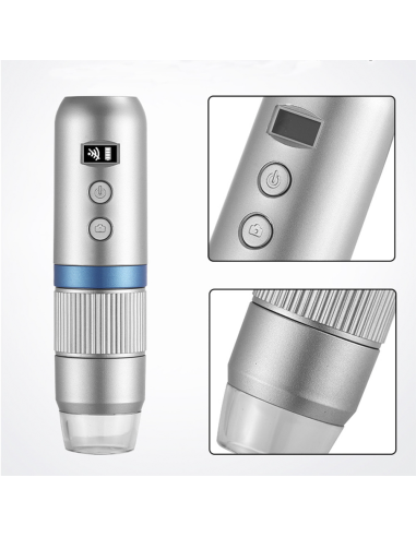 Microscopio electrónico digital Wi-Fi Q-XW06...