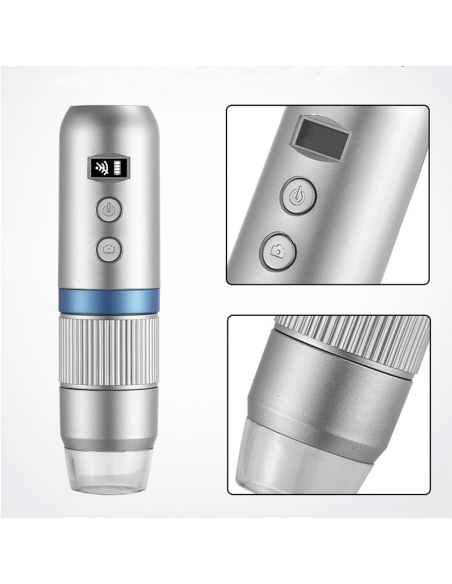 Microscopio electrónico digital Wi-Fi Q-XW06 50x 1000x Ampliación portátil