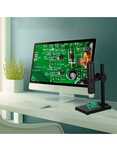Microscopio digital LED con Wi-Fi, aumento de 50x 1000x, resolución HD, portátil