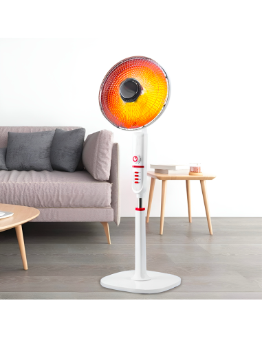 Estufa Eléctrica Parábola 49cm Fibra de Carbono...