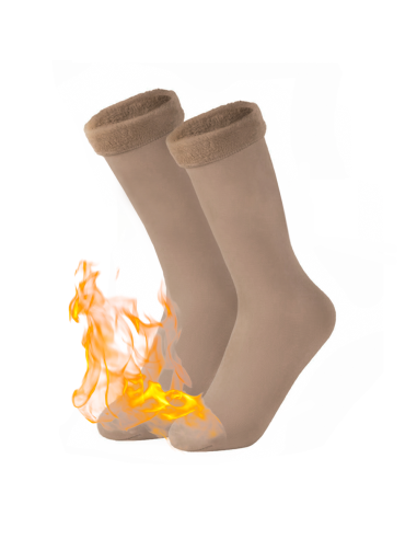 Pack 4 pares calcetines térmicos 3 negros y 1...