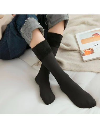 Pack 4 pares calcetines térmicos 3 negros y 1...