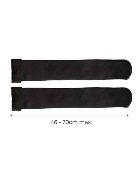 Pack 4 pares calcetines térmicos 3 negros y 1 beige unisex y talla única