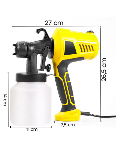 Pistola de Pulverización Eléctrica 500W...